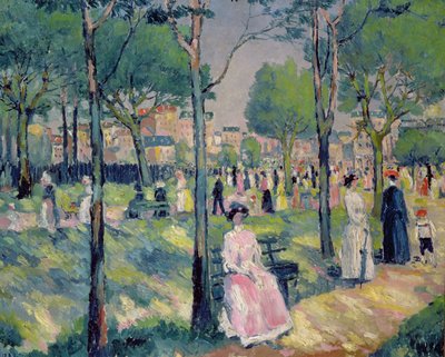 On the Avenue by Kazimir Severinovich Malevich